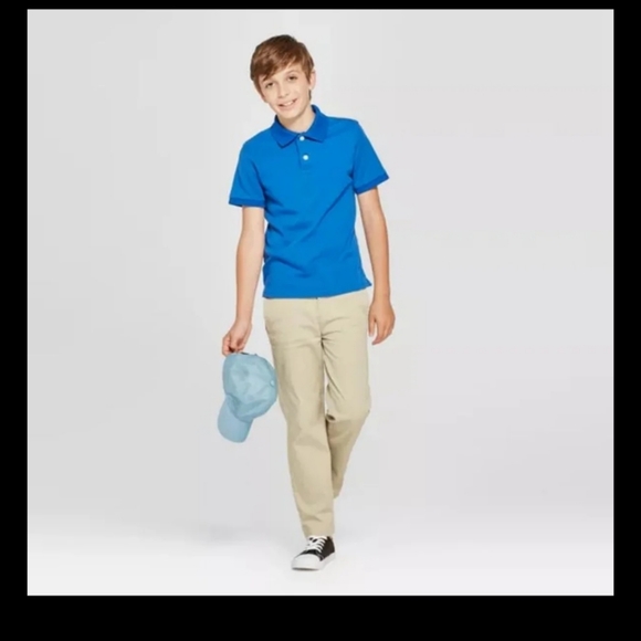 REGLR Khaki Stretch Uniform Chino Pants Durable Knee~! - Picture 2 of 7